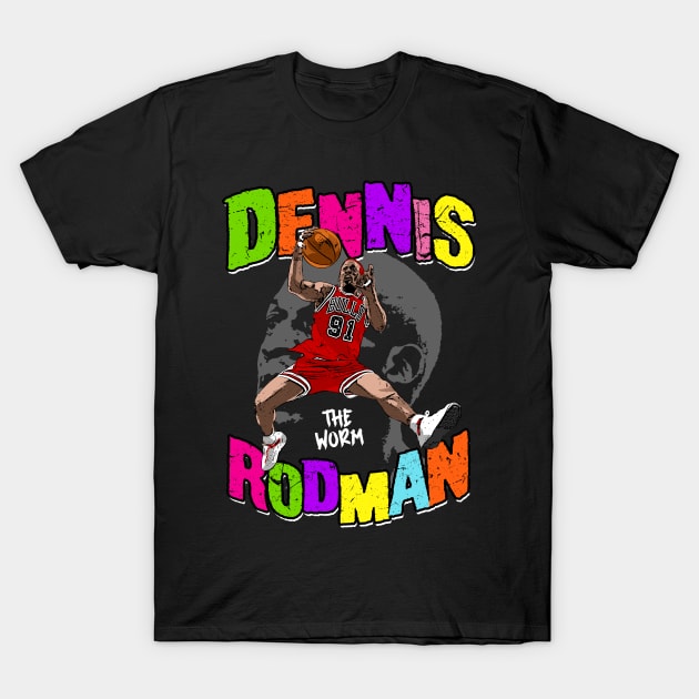 Rodman Rebound T-Shirt by lockdownmnl09